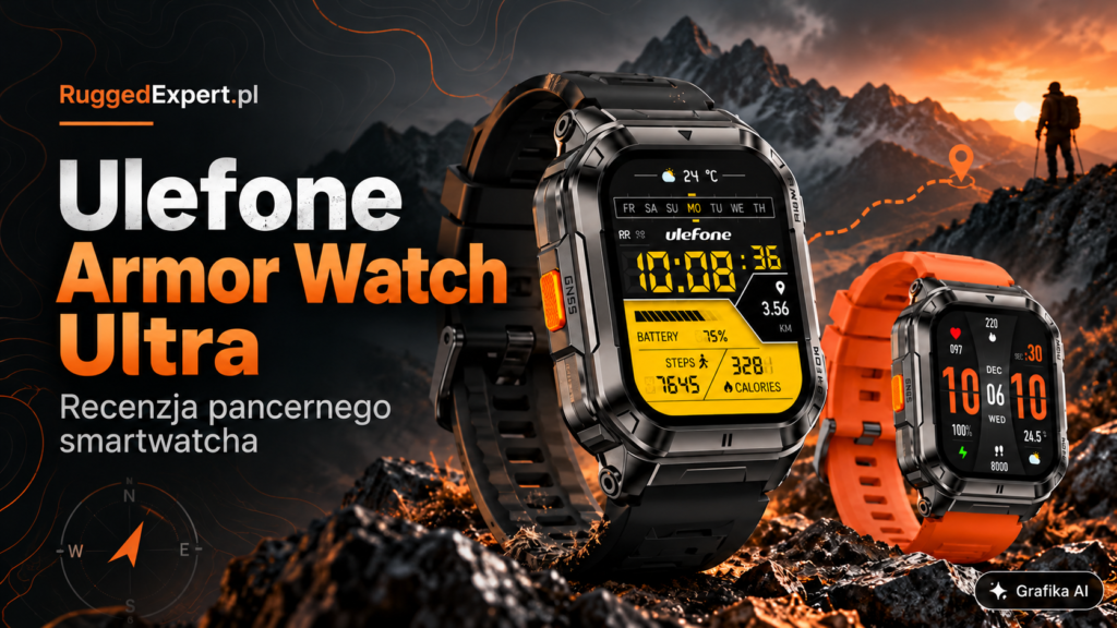 Ulefone Armor Watch Ultra – pancerny smartwatch z AMOLED, GPS i mapami offline. Czy warto go kupić?